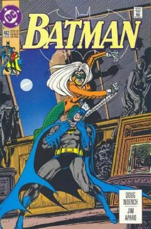 Cover of Batman #482. One of 250,000 Vintage American Comics on sale from Krypton!