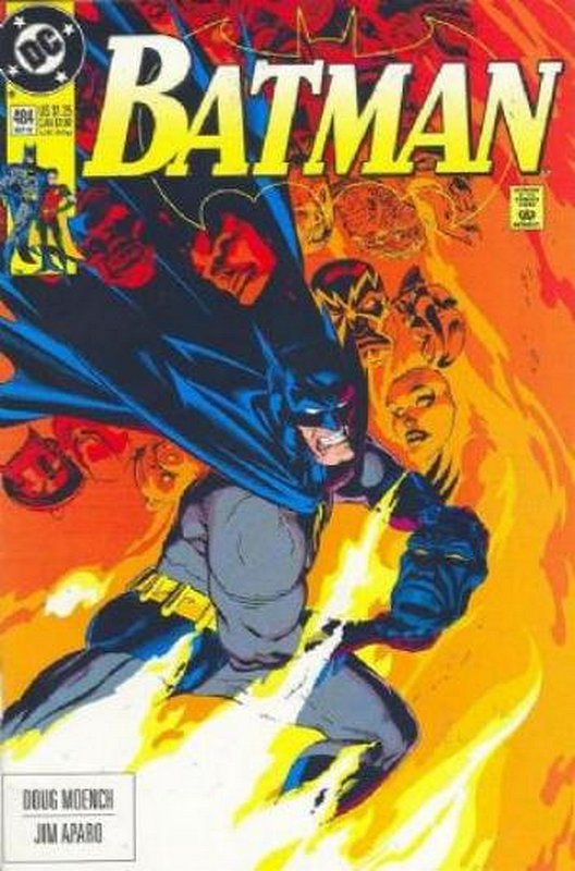 Cover of Batman #484. One of 250,000 Vintage American Comics on sale from Krypton!