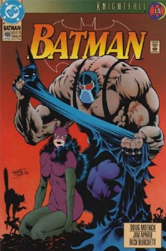 Cover of Batman #498. One of 250,000 Vintage American Comics on sale from Krypton!