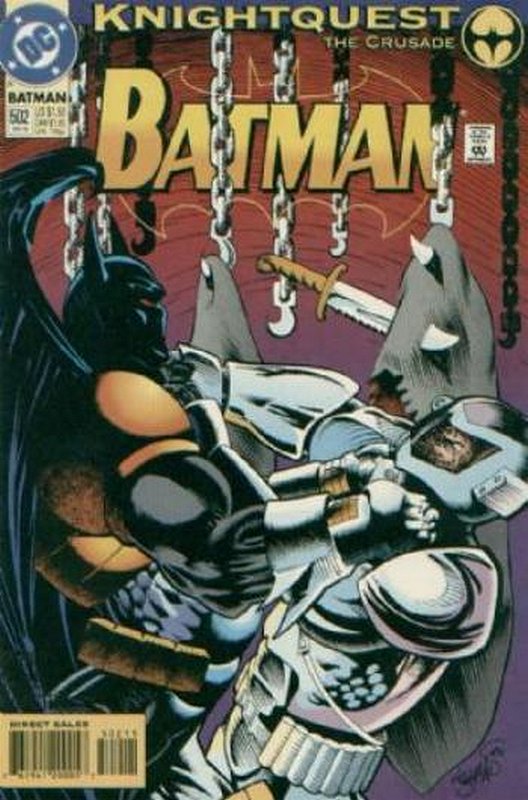 Cover of Batman #502. One of 250,000 Vintage American Comics on sale from Krypton!