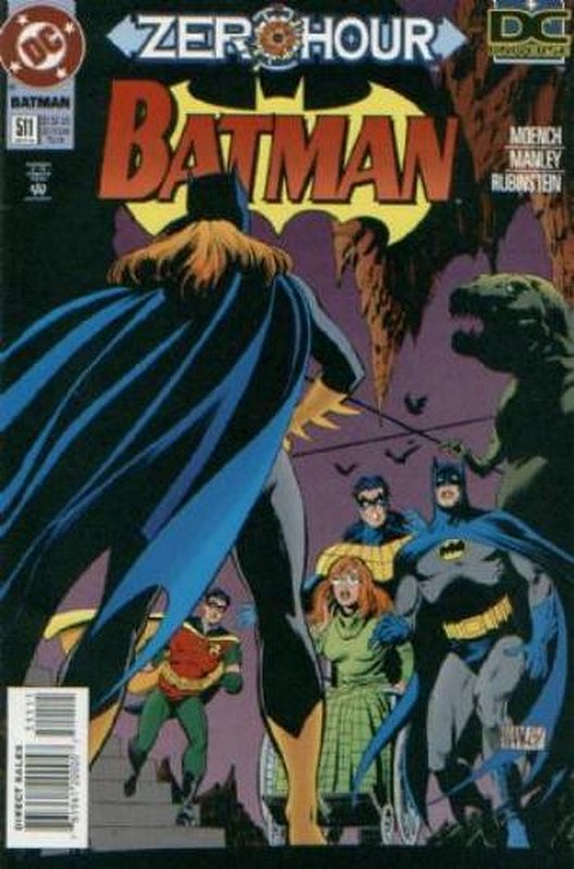 Cover of Batman #511. One of 250,000 Vintage American Comics on sale from Krypton!