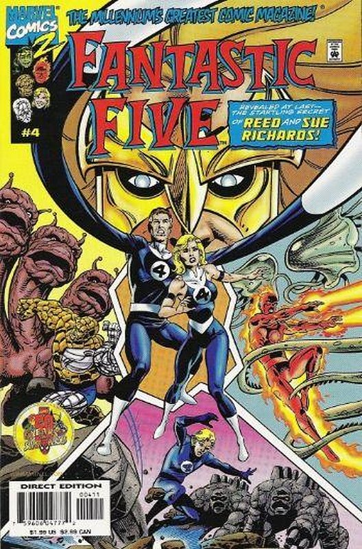 Cover of Fantastic Five (Vol 1) #4. One of 250,000 Vintage American Comics on sale from Krypton!