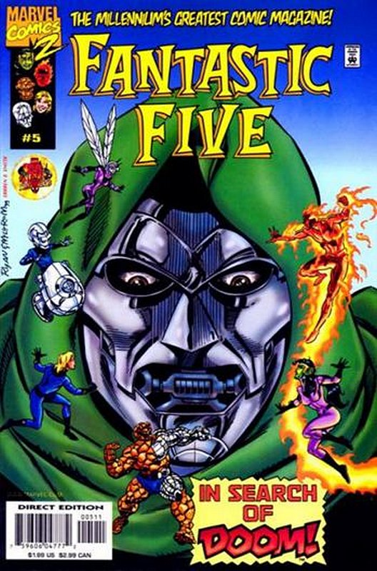 Cover of Fantastic Five (Vol 1) #5. One of 250,000 Vintage American Comics on sale from Krypton!