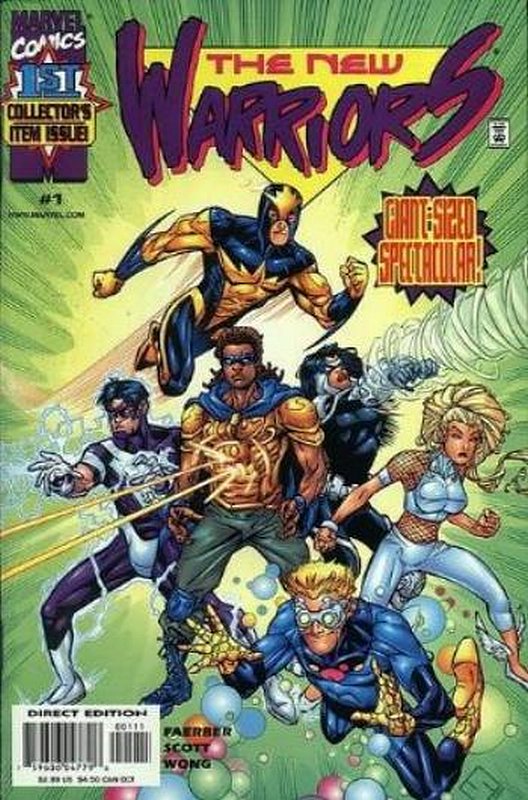 Cover of New Warriors (Vol 2) #1. One of 250,000 Vintage American Comics on sale from Krypton!