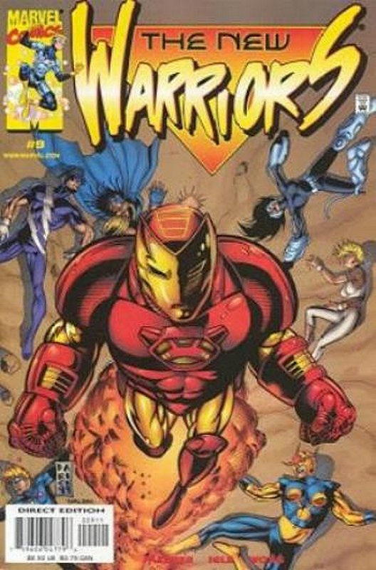 Cover of New Warriors (Vol 2) #9. One of 250,000 Vintage American Comics on sale from Krypton!