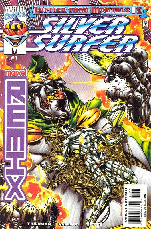 Cover of Silver Surfer: Loftier than Mortals (1999 Ltd) #1. One of 250,000 Vintage American Comics on sale from Krypton!