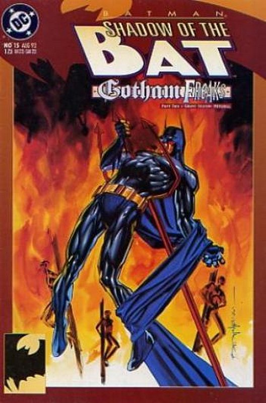 Cover of Batman: Shadow of the Bat #15. One of 250,000 Vintage American Comics on sale from Krypton!