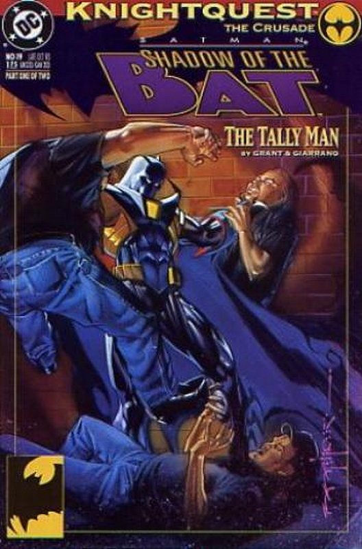 Cover of Batman: Shadow of the Bat #19. One of 250,000 Vintage American Comics on sale from Krypton!