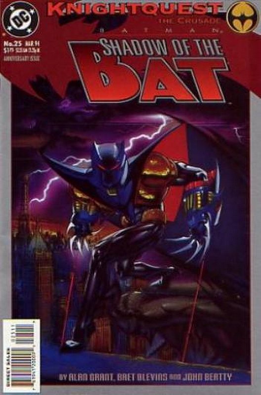 Cover of Batman: Shadow of the Bat #25. One of 250,000 Vintage American Comics on sale from Krypton!