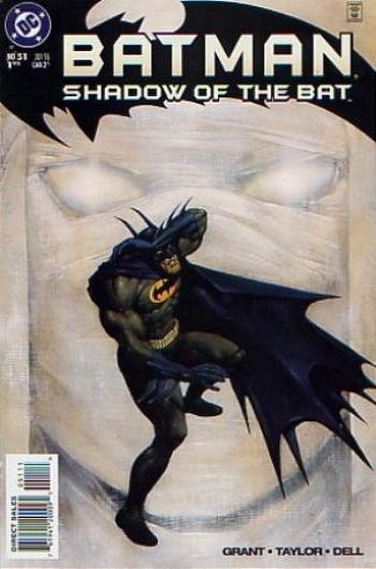 Cover of Batman: Shadow of the Bat #51. One of 250,000 Vintage American Comics on sale from Krypton!