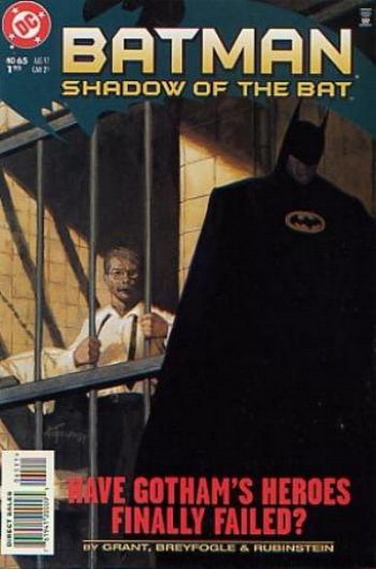 Cover of Batman: Shadow of the Bat #65. One of 250,000 Vintage American Comics on sale from Krypton!