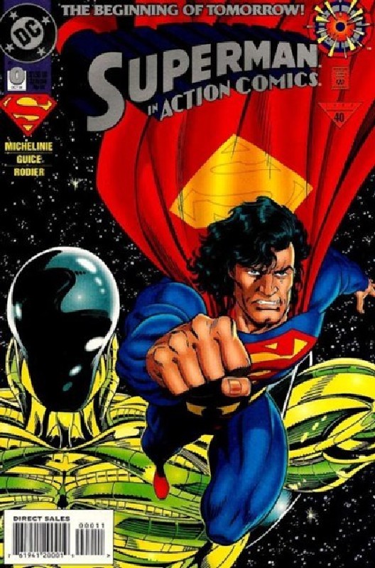 Cover of Action Comics (Vol 1) #0. One of 250,000 Vintage American Comics on sale from Krypton!
