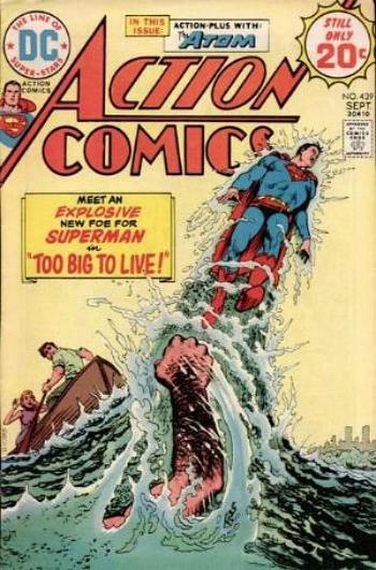 Cover of Action Comics (Vol 1) #439. One of 250,000 Vintage American Comics on sale from Krypton!