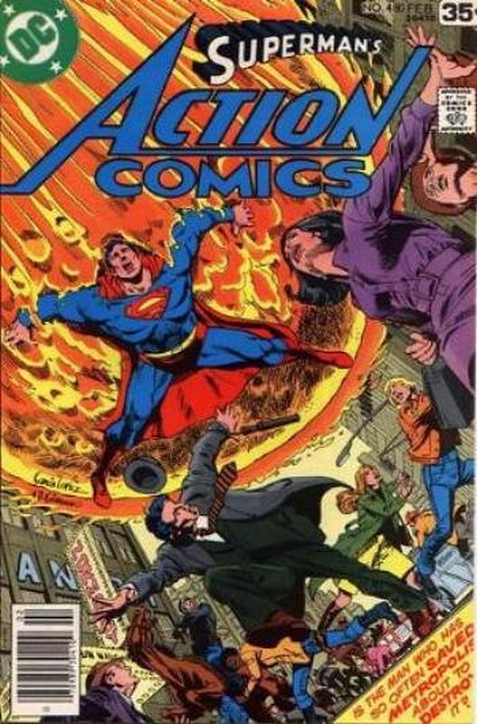 Cover of Action Comics (Vol 1) #480. One of 250,000 Vintage American Comics on sale from Krypton!