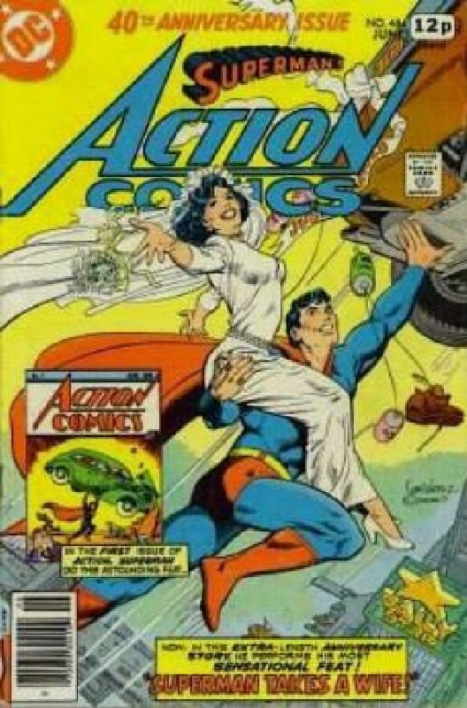 Cover of Action Comics (Vol 1) #484. One of 250,000 Vintage American Comics on sale from Krypton!