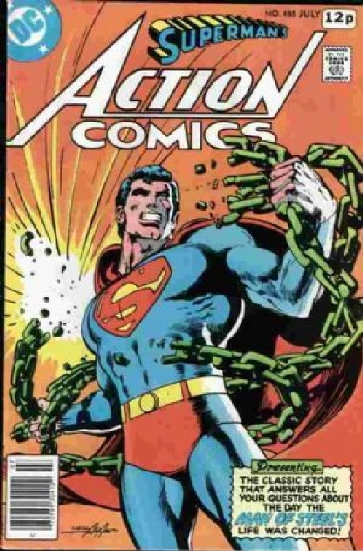 Cover of Action Comics (Vol 1) #485. One of 250,000 Vintage American Comics on sale from Krypton!