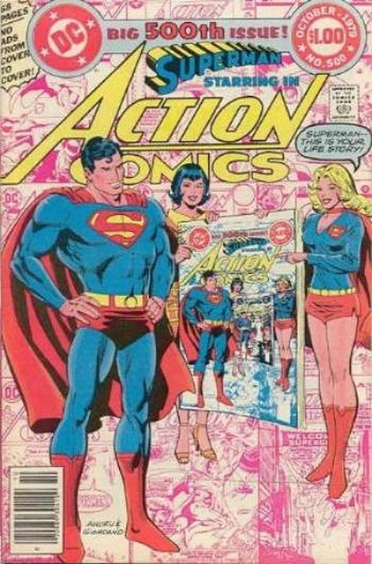 Cover of Action Comics (Vol 1) #500. One of 250,000 Vintage American Comics on sale from Krypton!