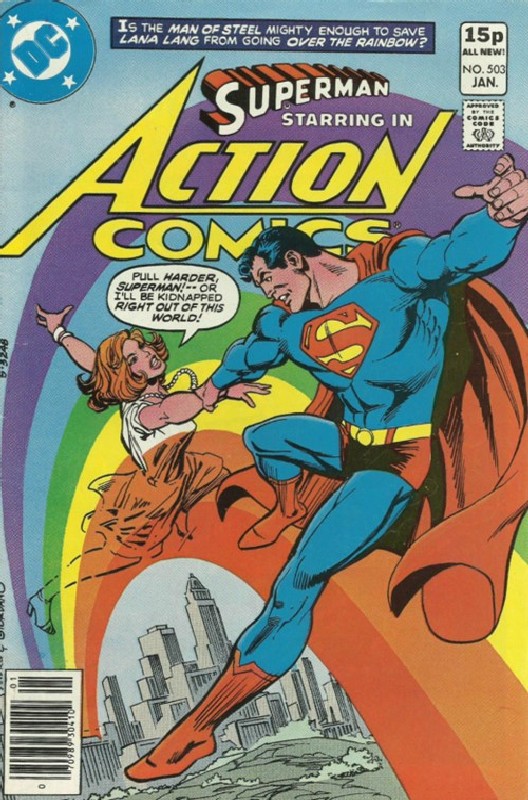 Cover of Action Comics (Vol 1) #503. One of 250,000 Vintage American Comics on sale from Krypton!