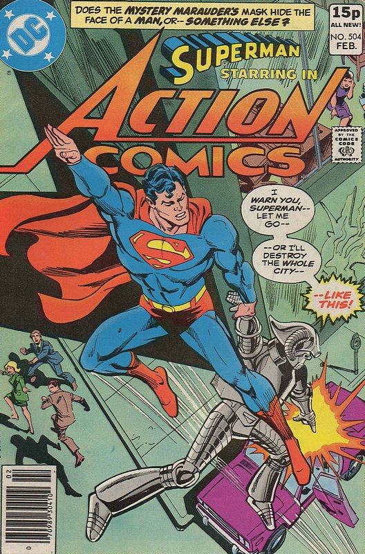 Cover of Action Comics (Vol 1) #504. One of 250,000 Vintage American Comics on sale from Krypton!