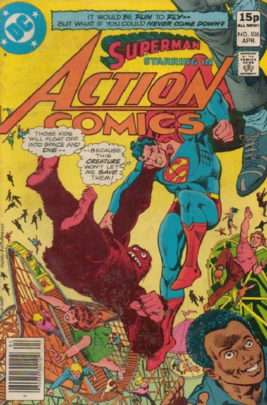 Cover of Action Comics (Vol 1) #506. One of 250,000 Vintage American Comics on sale from Krypton!