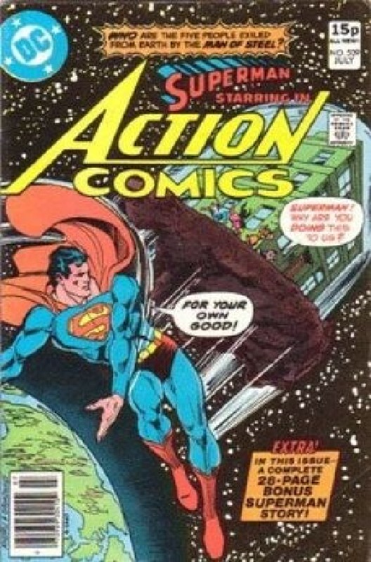Cover of Action Comics (Vol 1) #509. One of 250,000 Vintage American Comics on sale from Krypton!