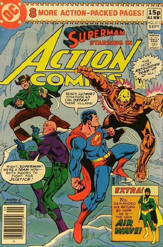 Cover of Action Comics (Vol 1) #511. One of 250,000 Vintage American Comics on sale from Krypton!