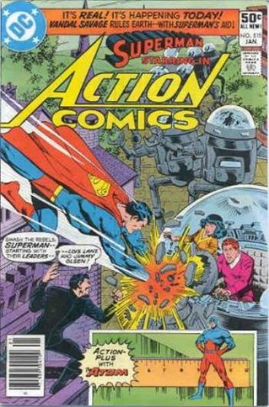 Cover of Action Comics (Vol 1) #515. One of 250,000 Vintage American Comics on sale from Krypton!
