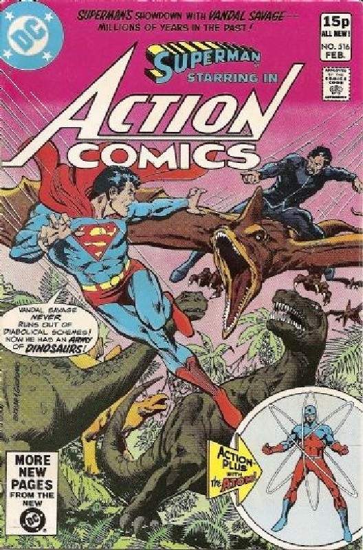 Cover of Action Comics (Vol 1) #516. One of 250,000 Vintage American Comics on sale from Krypton!