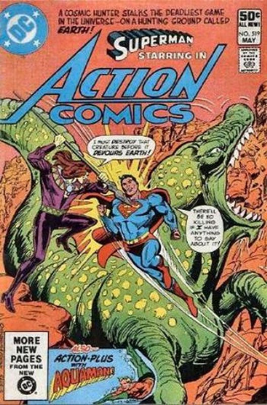 Cover of Action Comics (Vol 1) #519. One of 250,000 Vintage American Comics on sale from Krypton!