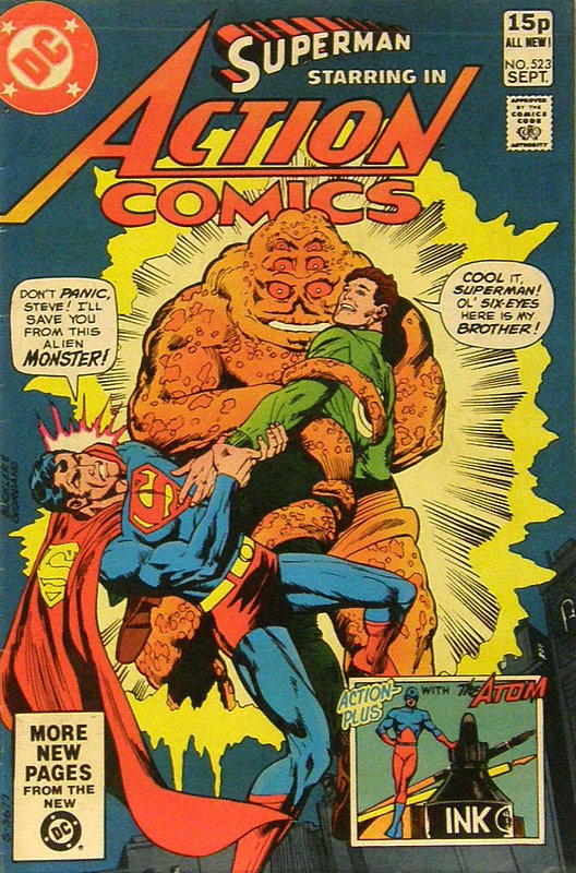 Cover of Action Comics (Vol 1) #523. One of 250,000 Vintage American Comics on sale from Krypton!