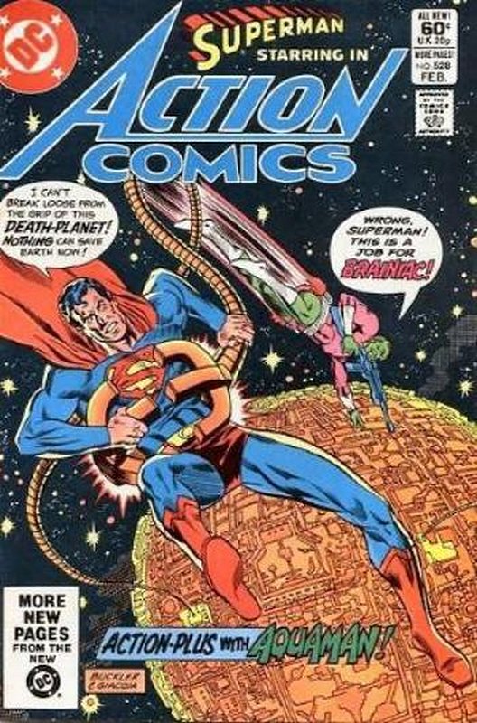 Cover of Action Comics (Vol 1) #528. One of 250,000 Vintage American Comics on sale from Krypton!