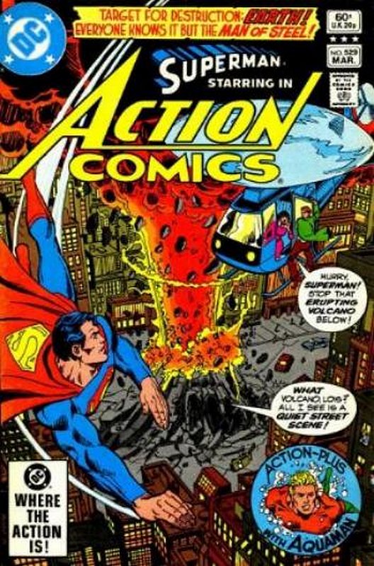Cover of Action Comics (Vol 1) #529. One of 250,000 Vintage American Comics on sale from Krypton!