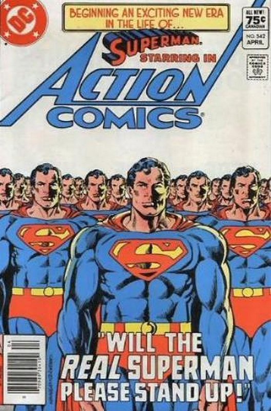 Cover of Action Comics (Vol 1) #542. One of 250,000 Vintage American Comics on sale from Krypton!