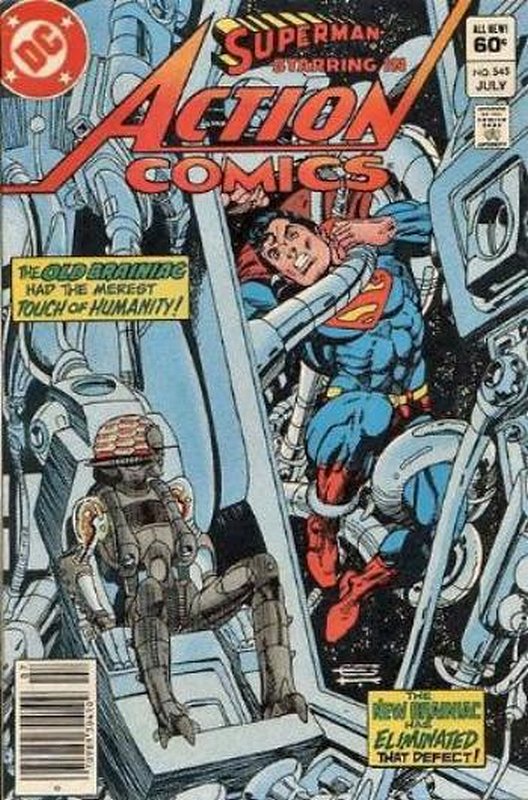 Cover of Action Comics (Vol 1) #545. One of 250,000 Vintage American Comics on sale from Krypton!