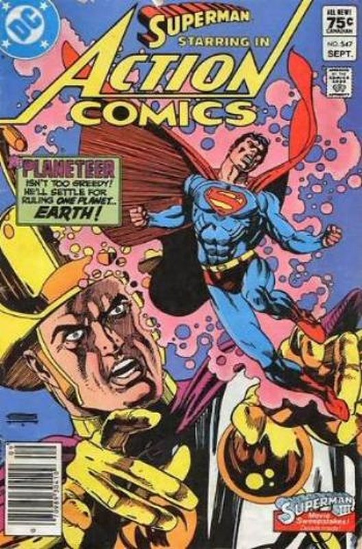 Cover of Action Comics (Vol 1) #547. One of 250,000 Vintage American Comics on sale from Krypton!