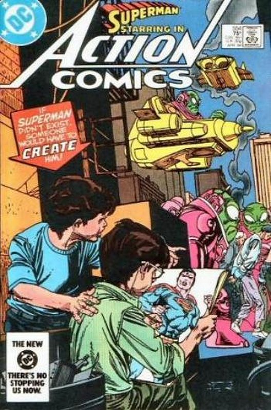 Cover of Action Comics (Vol 1) #554. One of 250,000 Vintage American Comics on sale from Krypton!