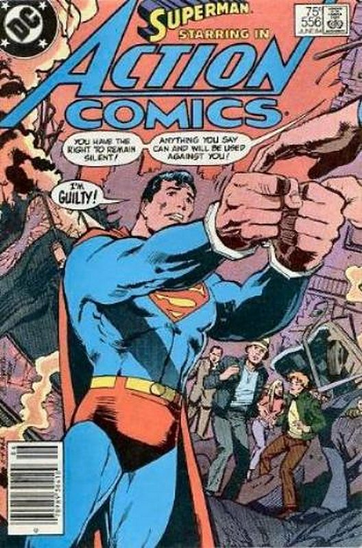 Cover of Action Comics (Vol 1) #556. One of 250,000 Vintage American Comics on sale from Krypton!