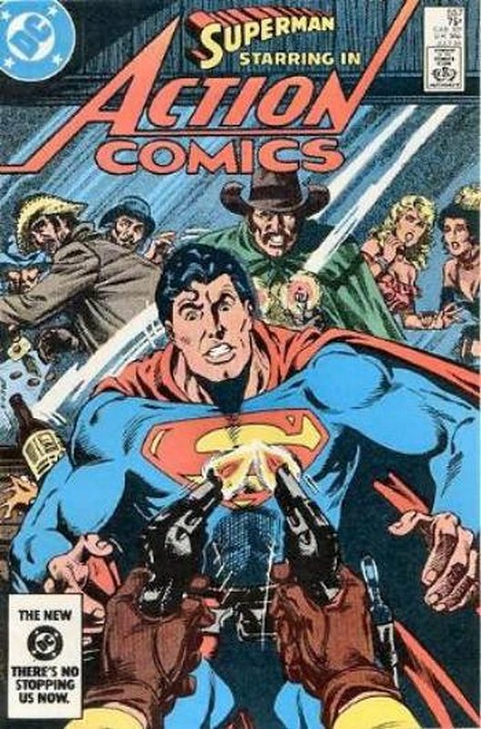 Cover of Action Comics (Vol 1) #557. One of 250,000 Vintage American Comics on sale from Krypton!