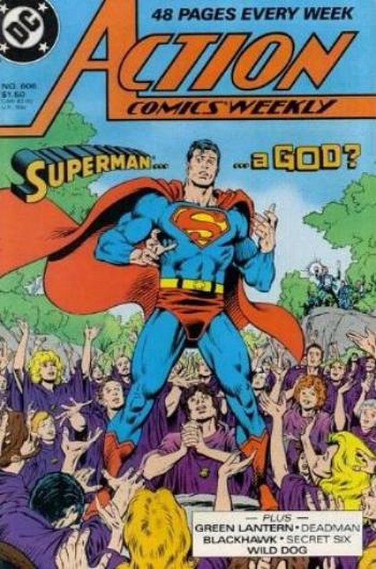 Cover of Action Comics (Vol 1) #606. One of 250,000 Vintage American Comics on sale from Krypton!