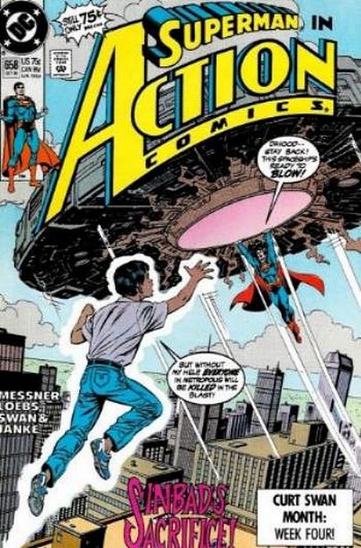 Cover of Action Comics (Vol 1) #658. One of 250,000 Vintage American Comics on sale from Krypton!
