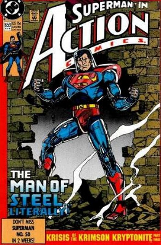 Cover of Action Comics (Vol 1) #659. One of 250,000 Vintage American Comics on sale from Krypton!