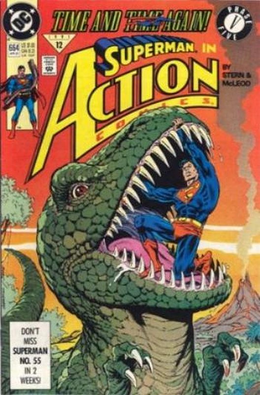Cover of Action Comics (Vol 1) #664. One of 250,000 Vintage American Comics on sale from Krypton!