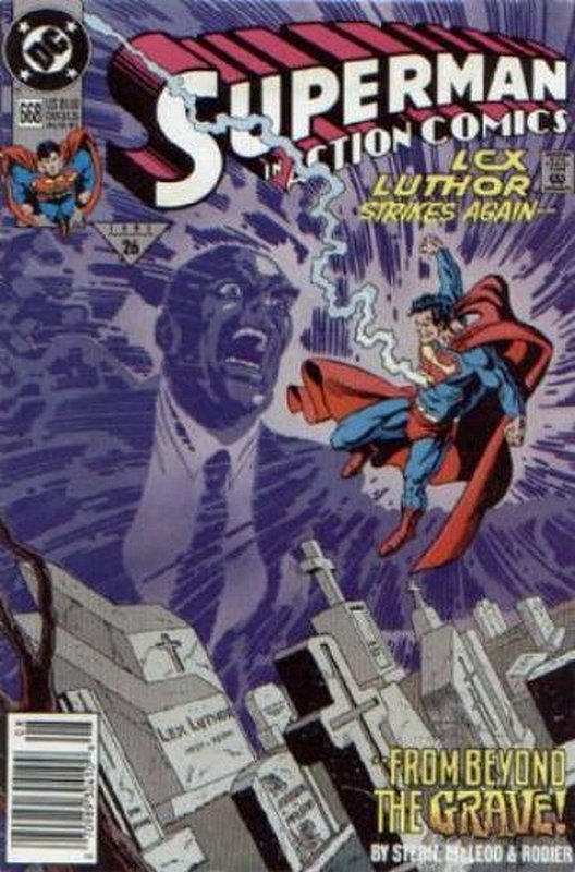 Cover of Action Comics (Vol 1) #668. One of 250,000 Vintage American Comics on sale from Krypton!