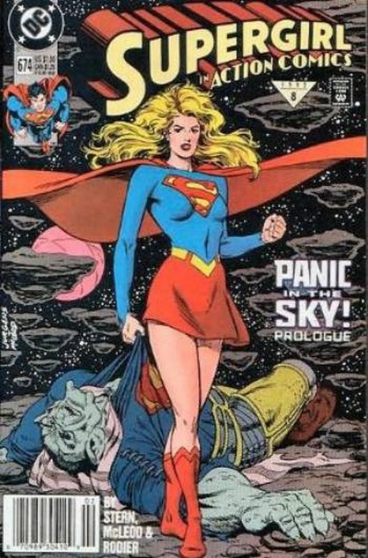 Cover of Action Comics (Vol 1) #674. One of 250,000 Vintage American Comics on sale from Krypton!