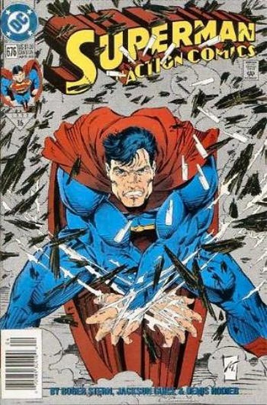 Cover of Action Comics (Vol 1) #676. One of 250,000 Vintage American Comics on sale from Krypton!