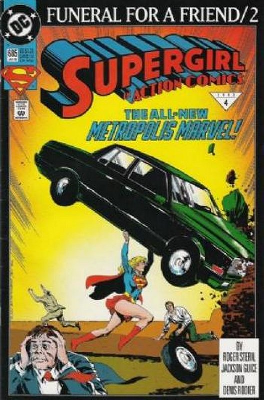 Cover of Action Comics (Vol 1) #685. One of 250,000 Vintage American Comics on sale from Krypton!