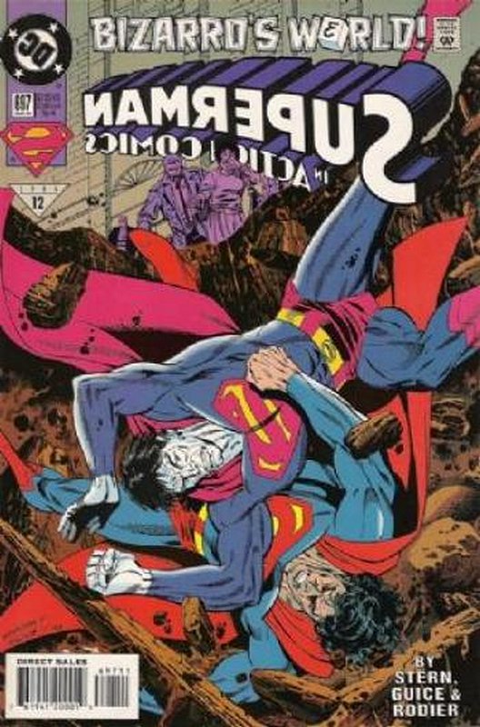 Cover of Action Comics (Vol 1) #697. One of 250,000 Vintage American Comics on sale from Krypton!