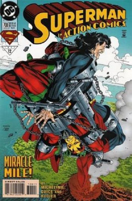 Cover of Action Comics (Vol 1) #708. One of 250,000 Vintage American Comics on sale from Krypton!