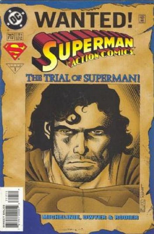 Cover of Action Comics (Vol 1) #717. One of 250,000 Vintage American Comics on sale from Krypton!