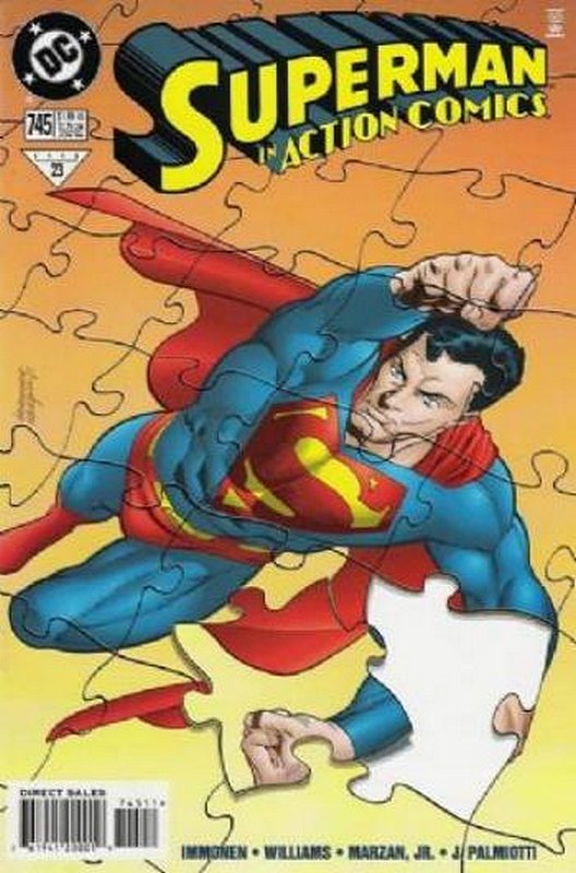 Cover of Action Comics (Vol 1) #745. One of 250,000 Vintage American Comics on sale from Krypton!
